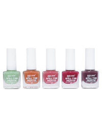 Recode Red Spill The Paints Nail Paint Set Of 5 (5 X 5ML)