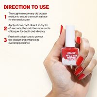 Recode Purple Spill The Paints Nail Paint Set Of 5 (5 X 5ML)