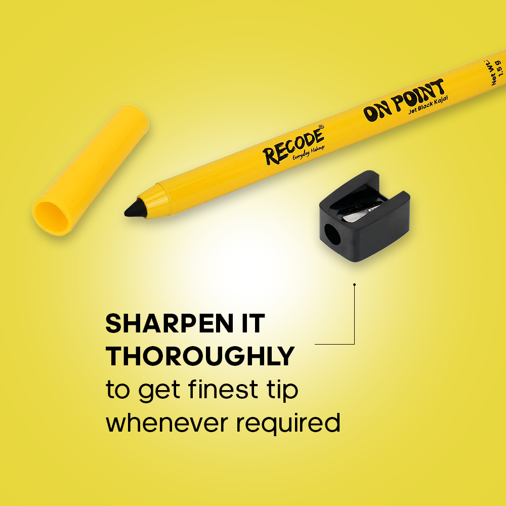 Recode On-Point Kajal With Sharpener 1.5 G