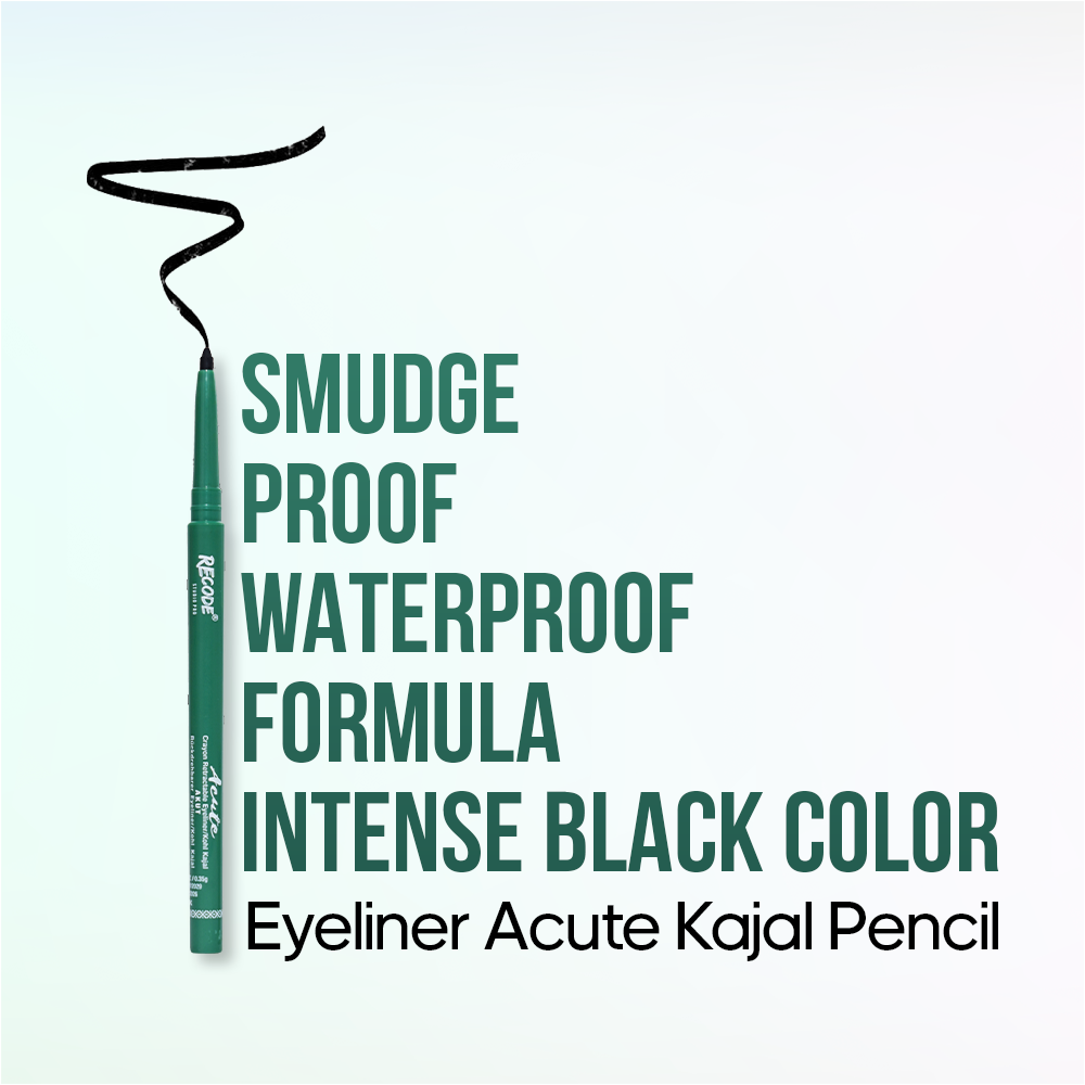 Recode Black Eyeliner Acute Kajal Pencil 0.35 G