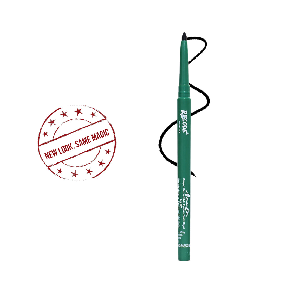 Recode Black Eyeliner Acute Kajal Pencil 0.35 G