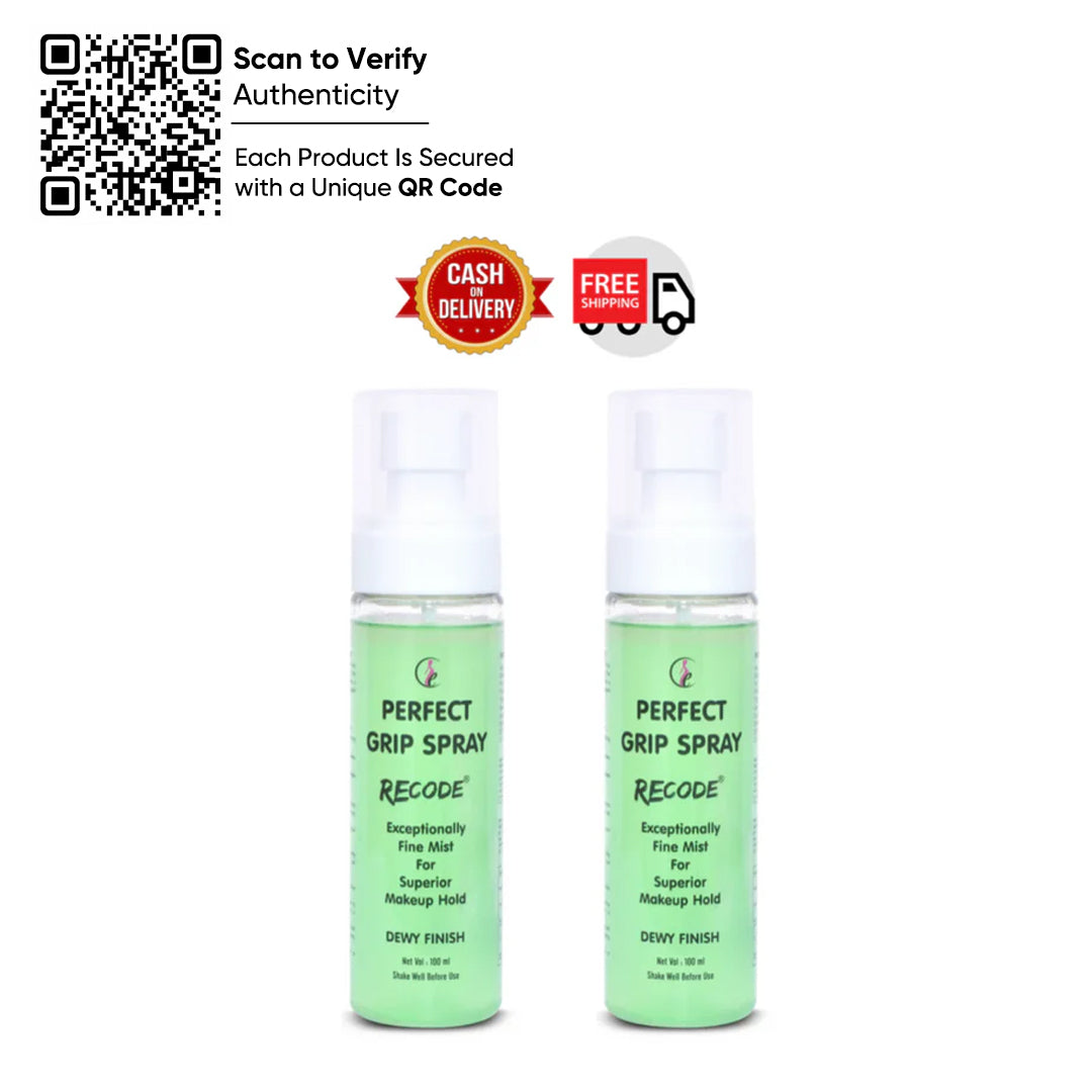 Recode 200 ML Perfect Grip Spray - 2x100 ML - Makeup Fixer 2x100 ML