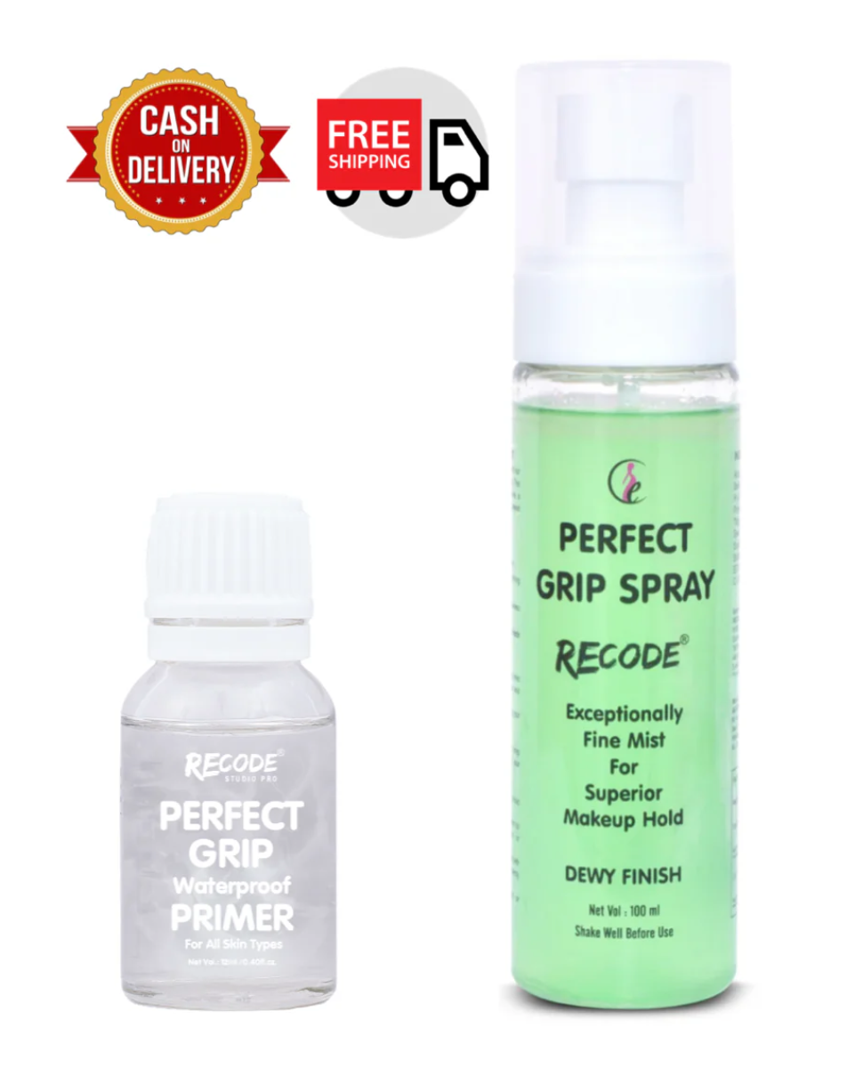 Recode Perfect Grip Primer (12 ML) & Spray (100 ML) Combo