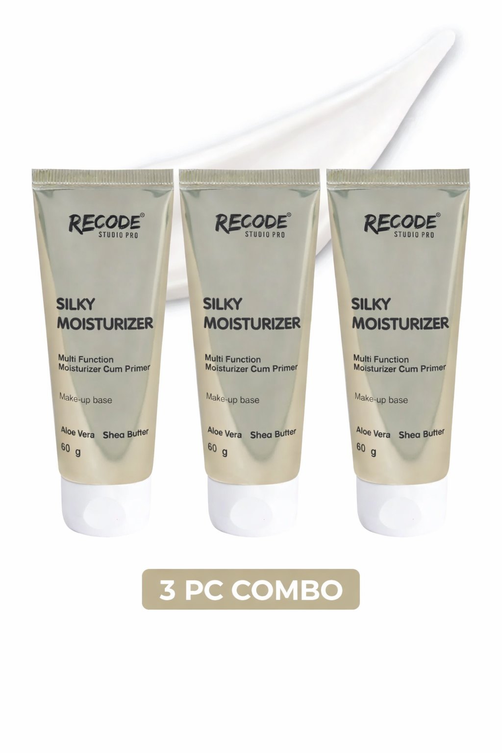 Recode (3 X 60 G) Silky Moisturizer Cum Primer 3 Pc Combo