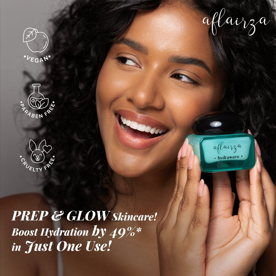 Hydrawave Moisturizer | 1% Glycoin | Water-Based Face Moisturizer for Deep Hydration | Non-Greasy, Lightweight, Makeup Friendly | For All Skin Types