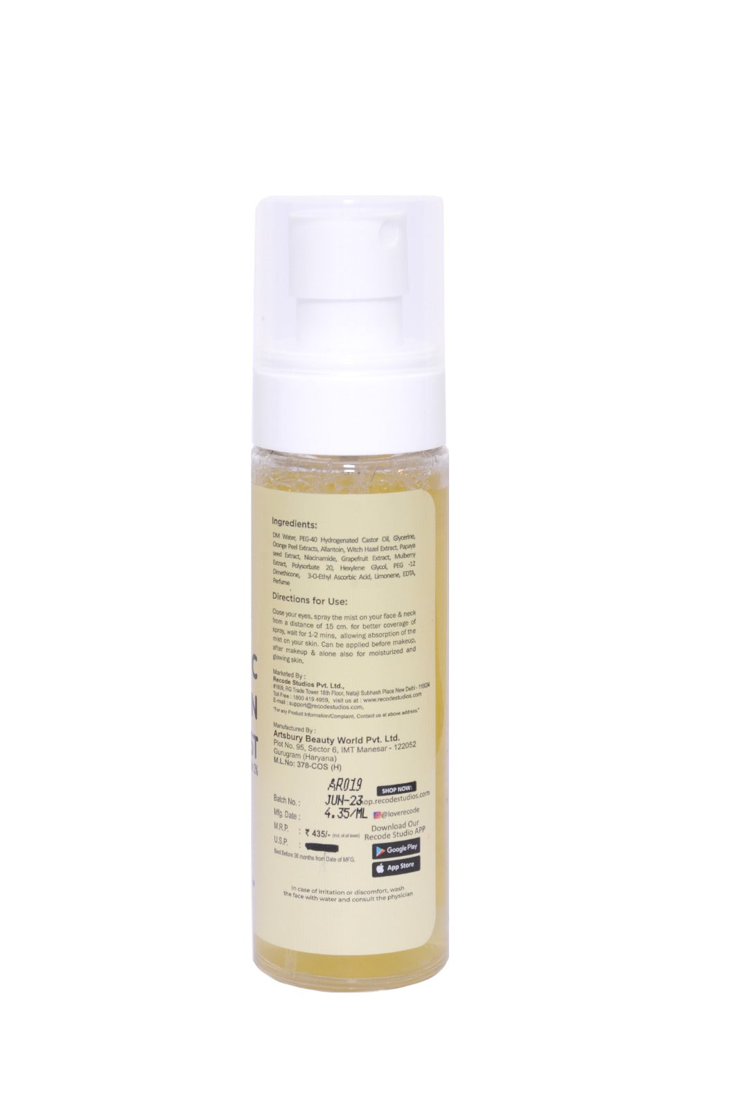 Recode Vitamin C Skin Mist - 100 ml