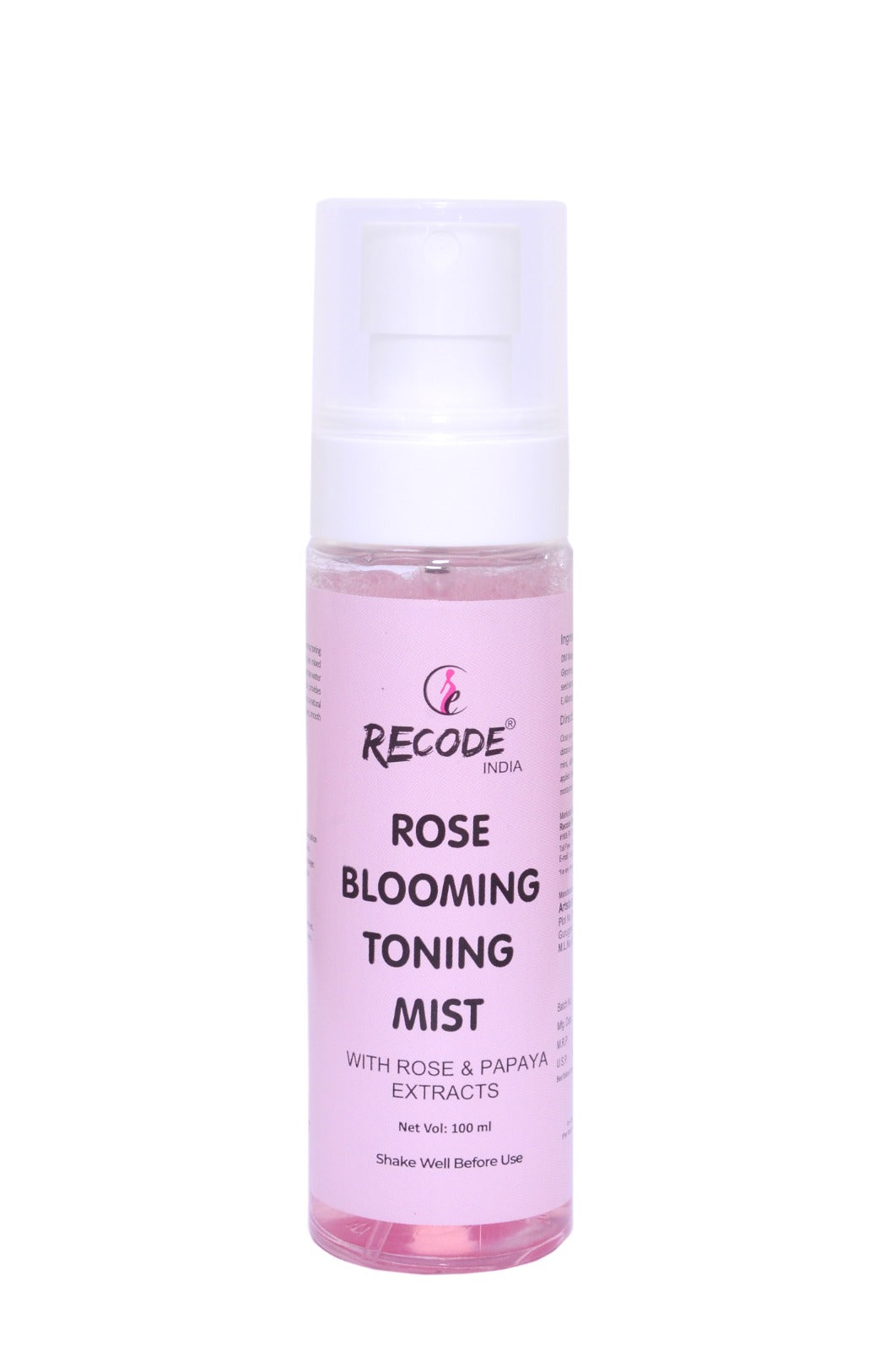 Rose Blooming Toning Face Mist Toner - 100 ml