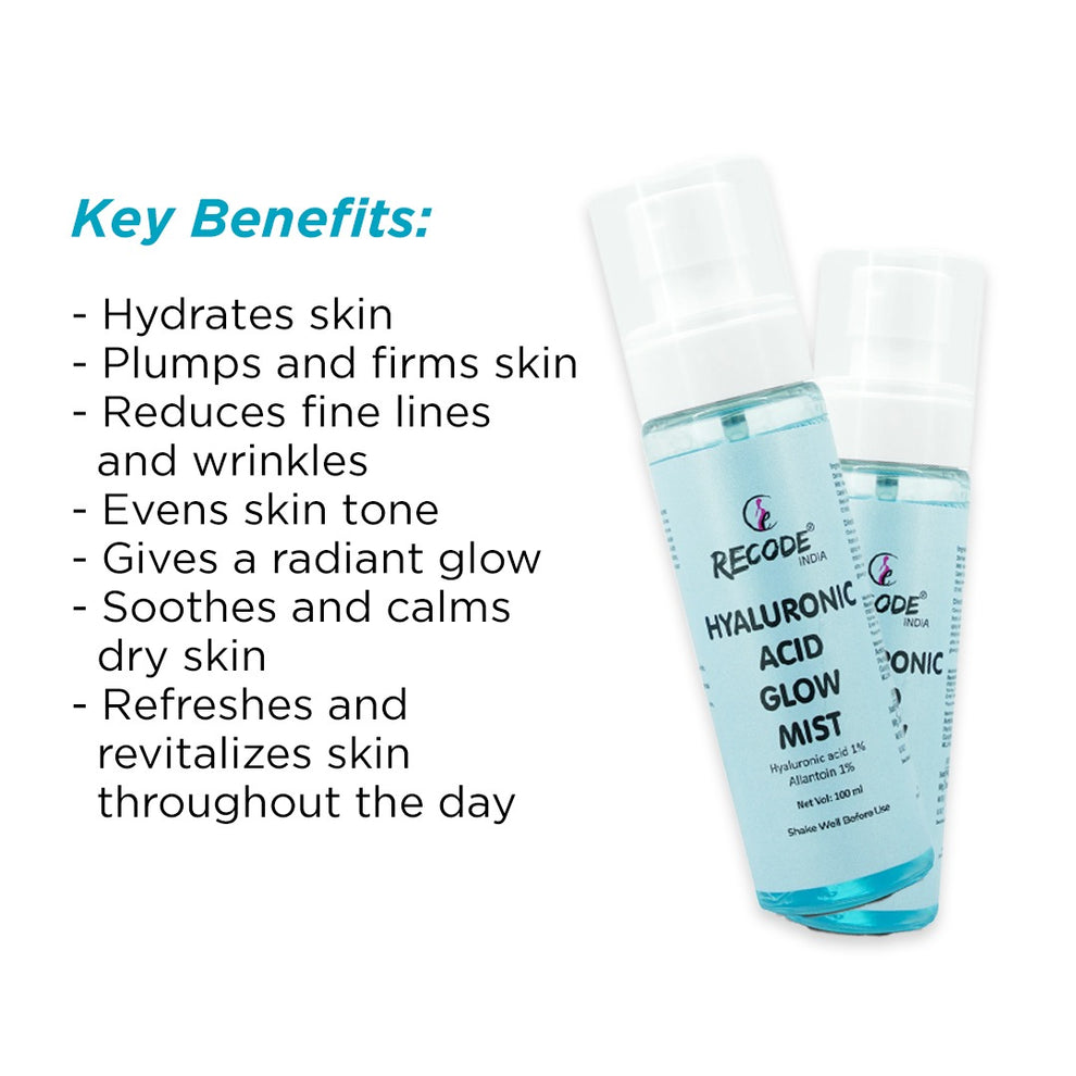 Home All Products Recode Hyaluronic Acid Glow Mist -100 ML
