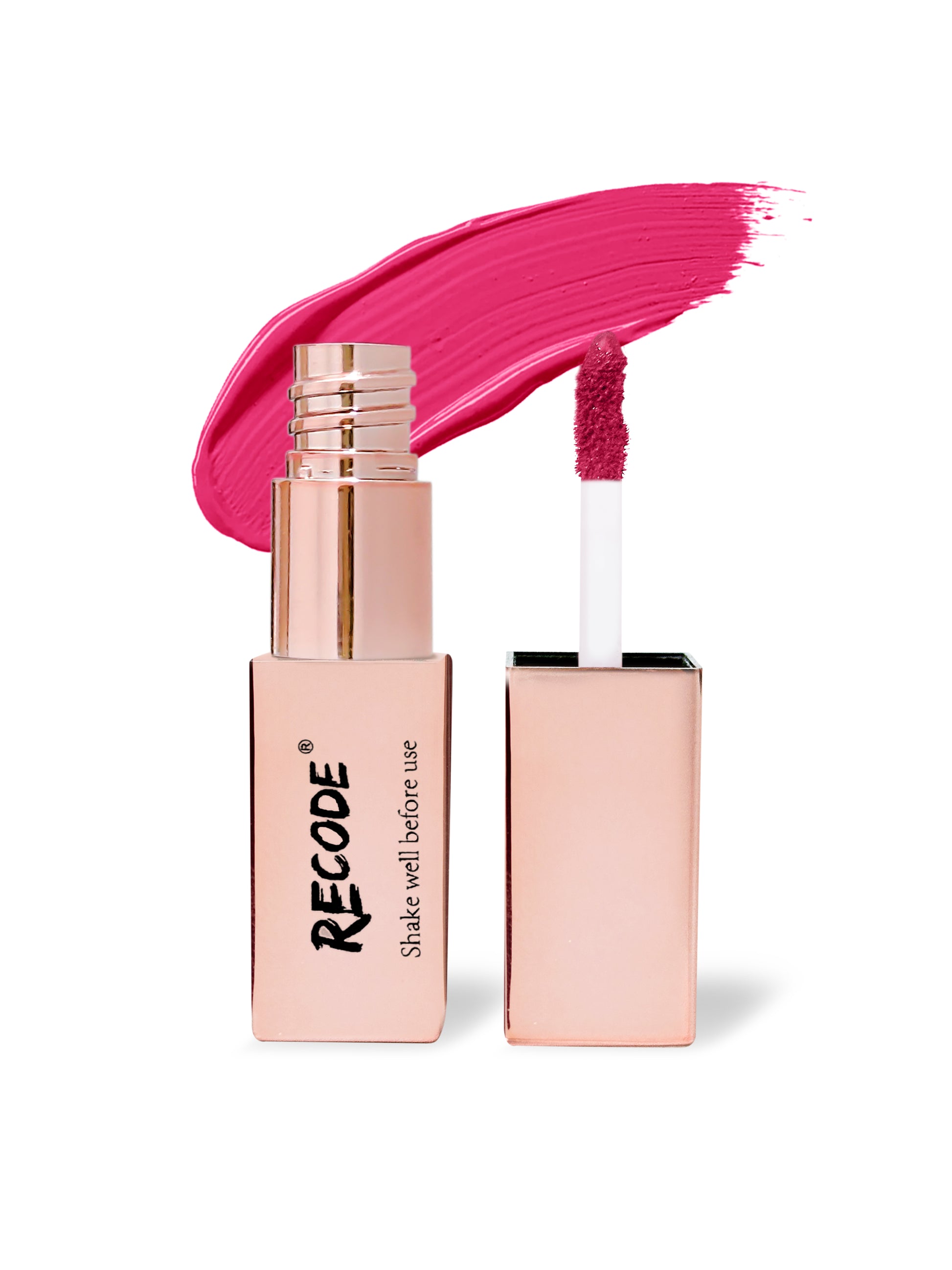 Recode 06 Gloss Fix Glossy Transfer Proof Liquid Lipstick - 06 Titanium