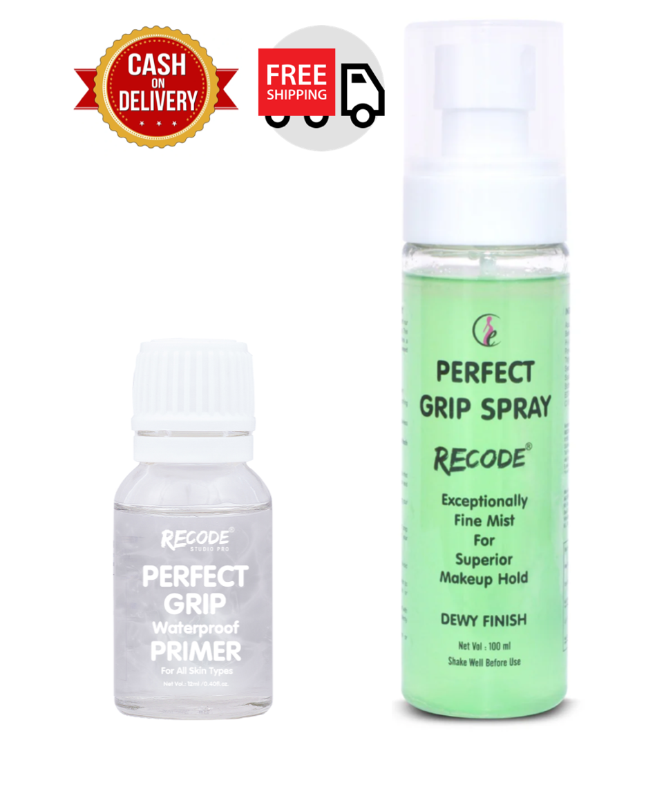 Recode Perfect Grip Primer (12 ML) & Spray (100 ML) Combo