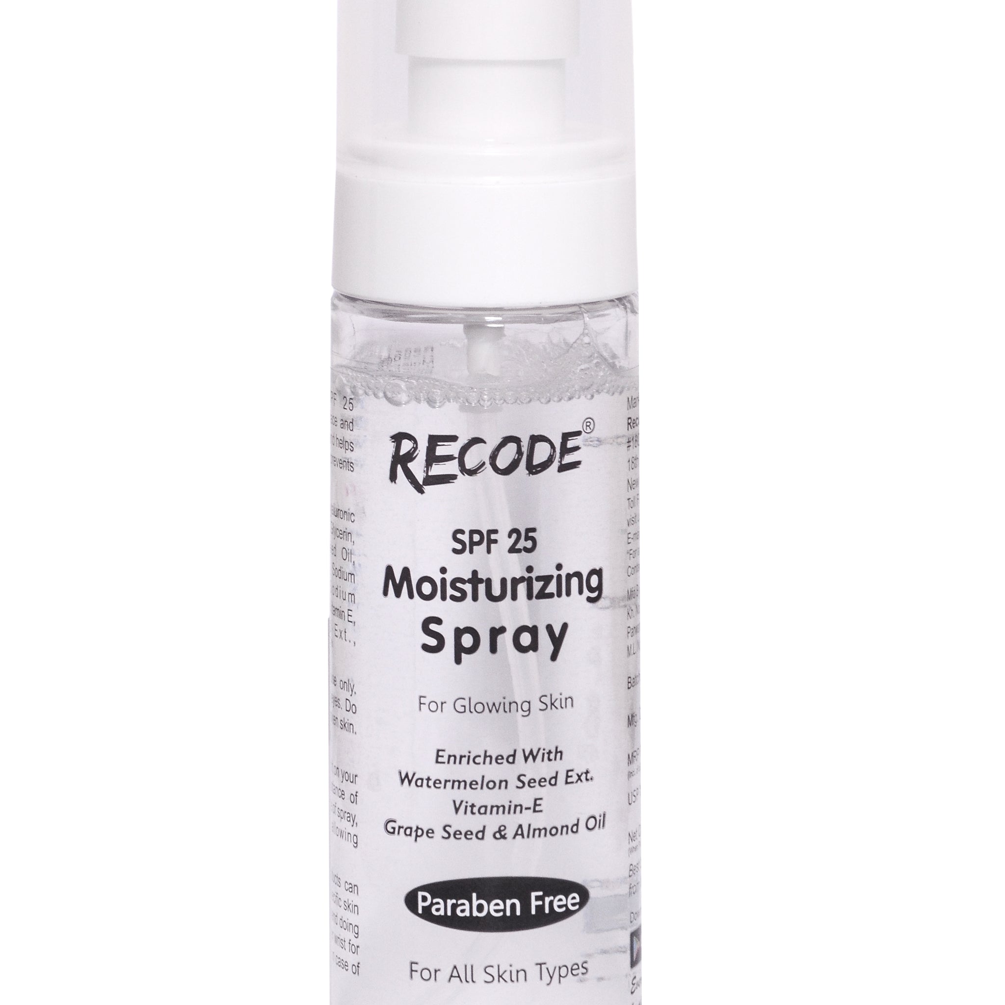 Recode Hydrating Moisturizer for Glowing Skin SPF 25 Lotion Spray (100 ml)