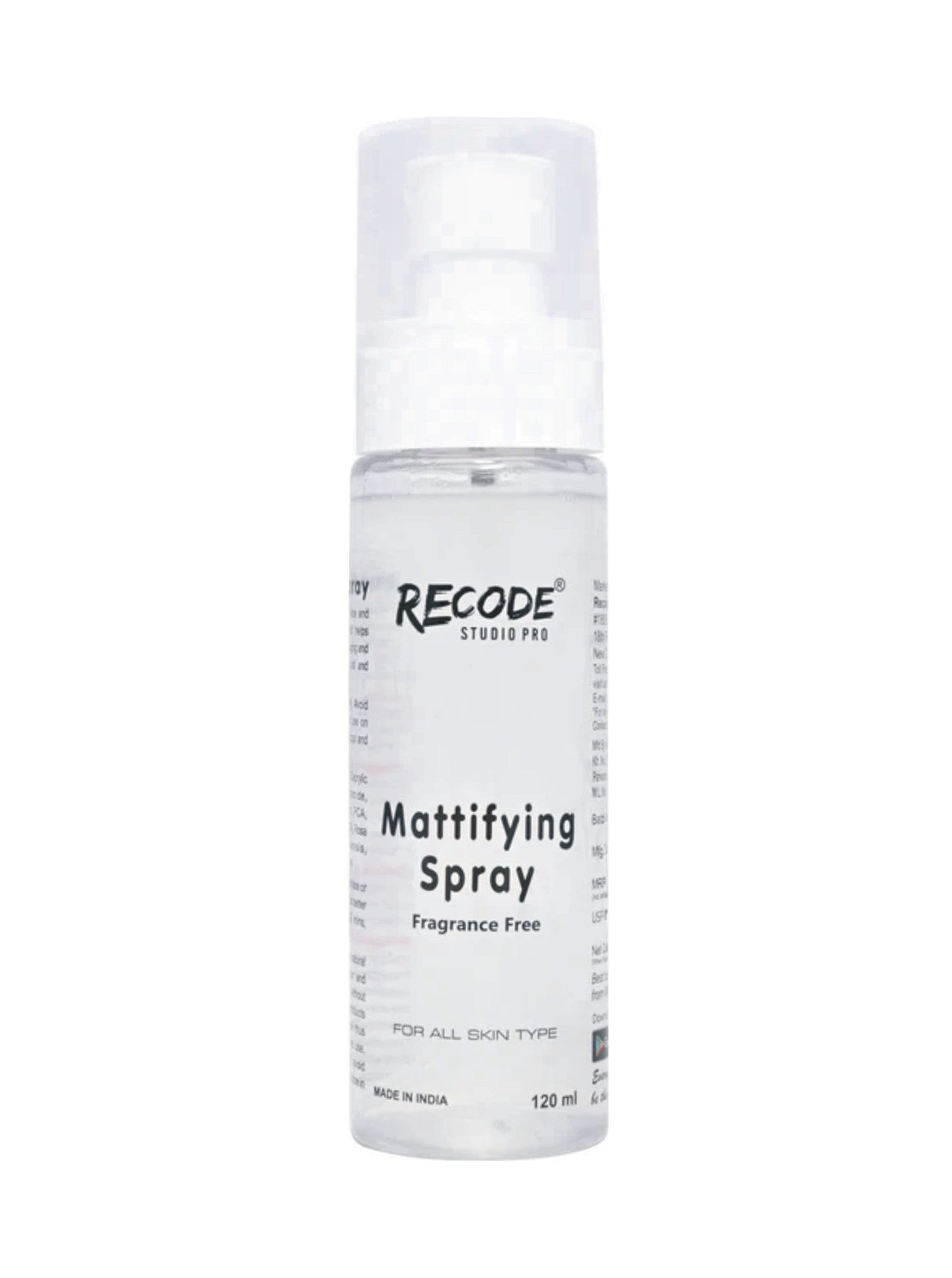 Recode Mattifying Spray 120 ML