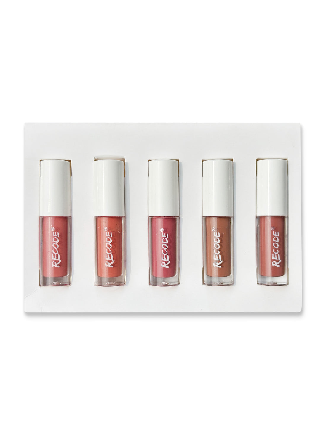 Recode Mini Mousse Lipsticks - Nudes - 5 x 1.75 ml - 8.75 ml