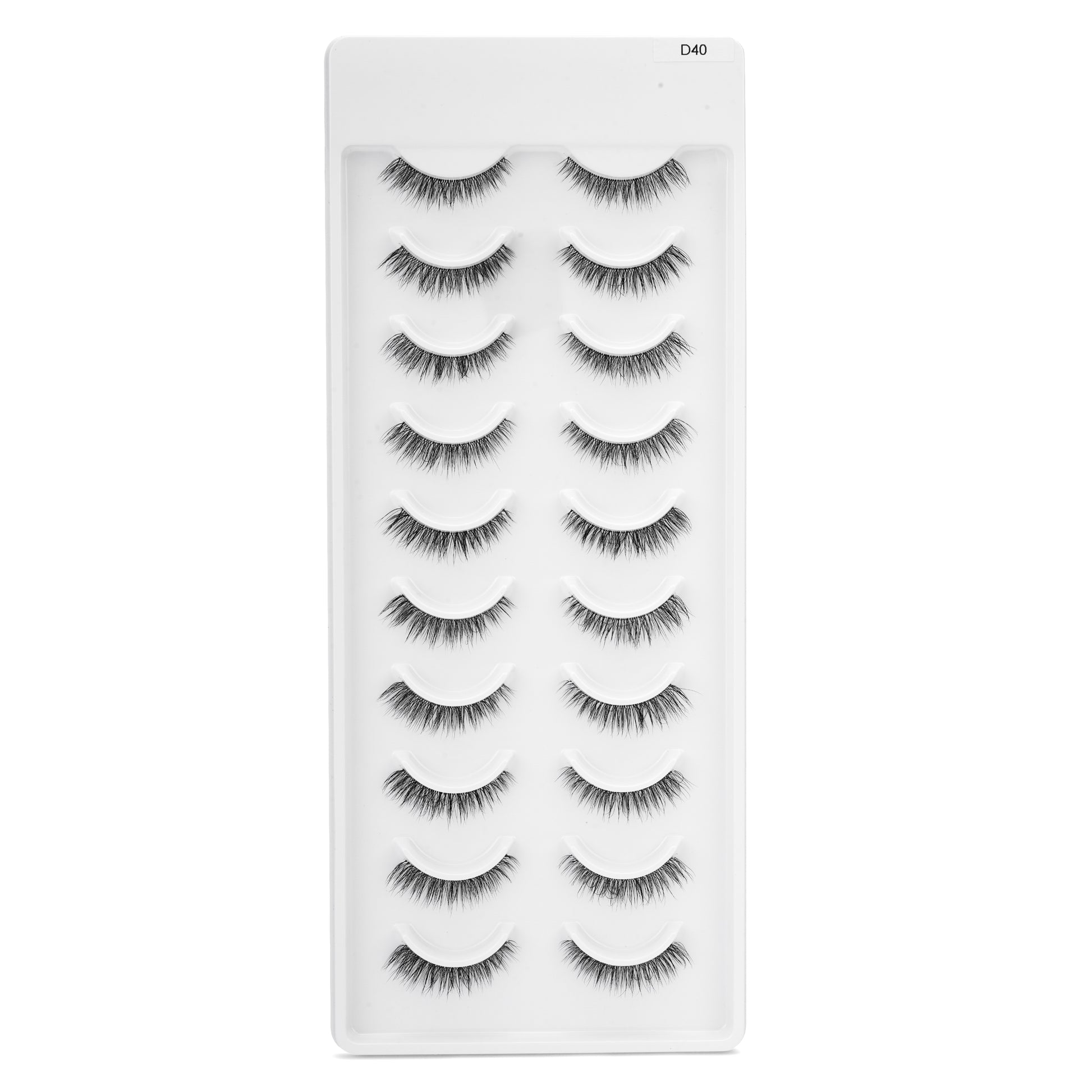 Recode RE08/D40 Featherlight Eyelashes-Transparent Band