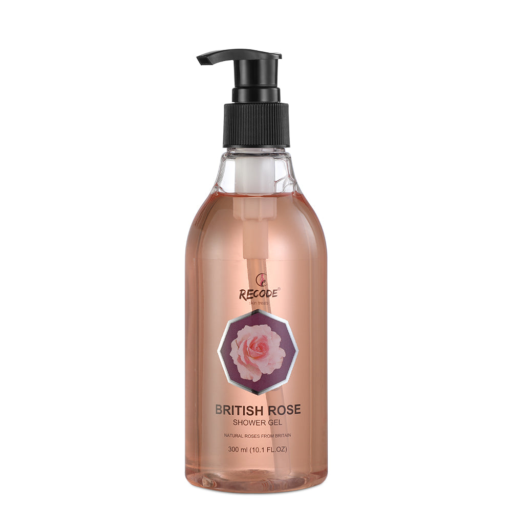 Recode British Rose Shower Gel 300 ml - Paraben & Sulphate Free