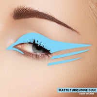 Recode Blue Turquoise Eyeliner Liquid Matte Finish 5 ml