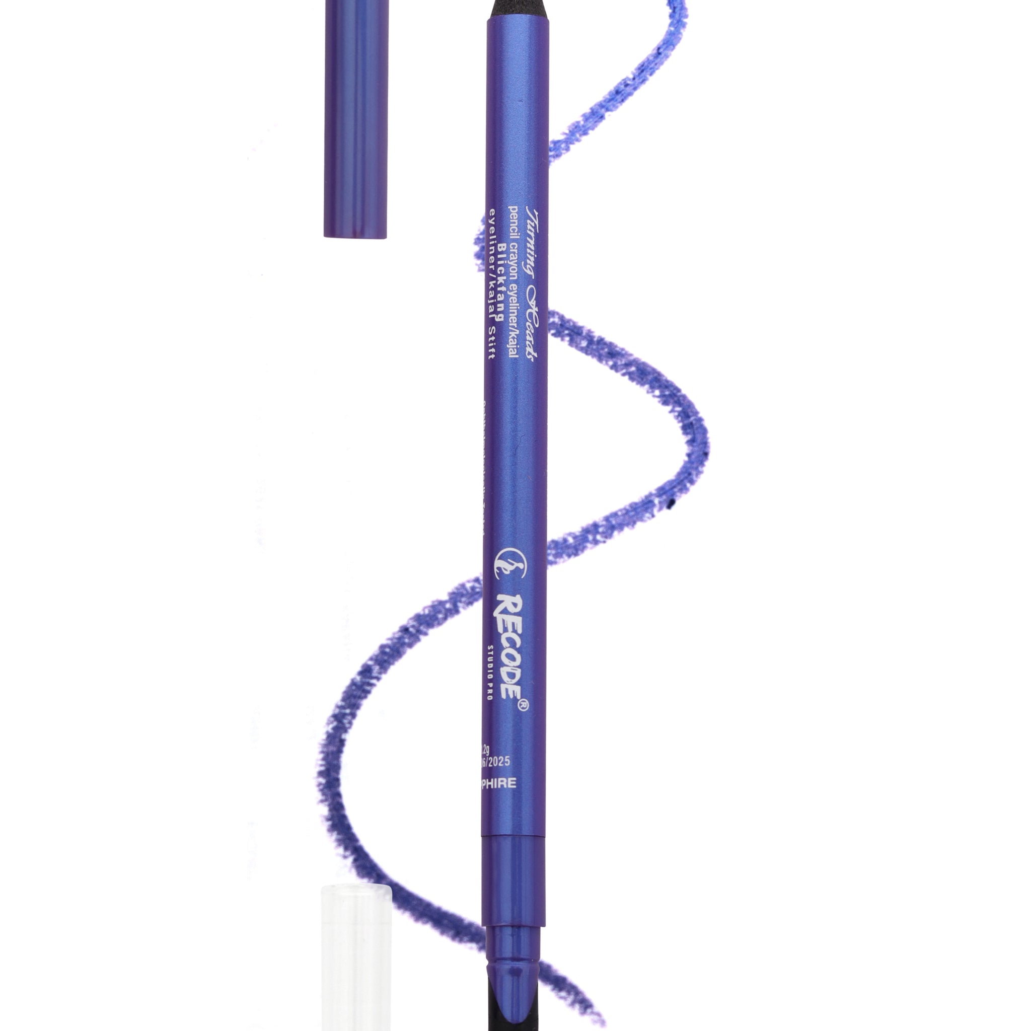 Recode Turning Heads Blue Sapphire Crayon Gel Eyeliner Cum Kajal Pencil 1.20 gms