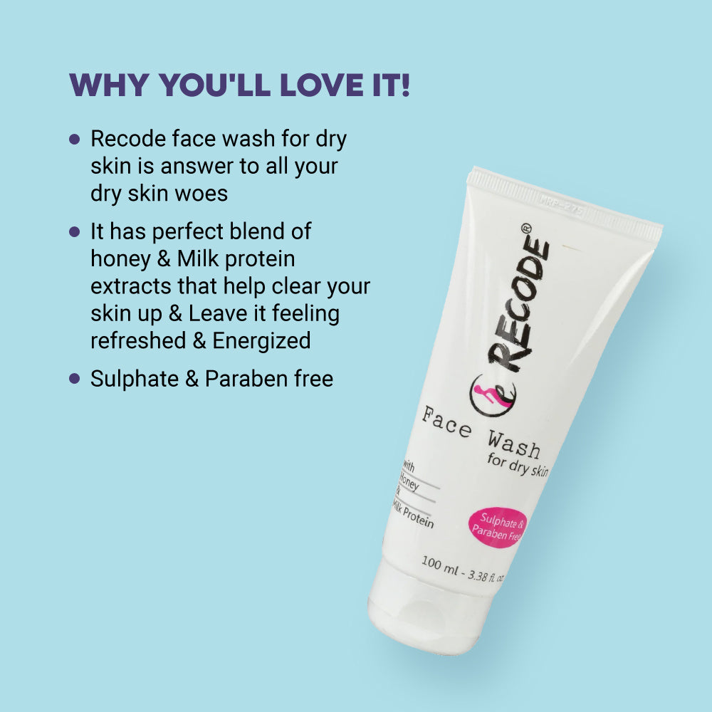 Recode Face Wash For Dry Skin 100 ml