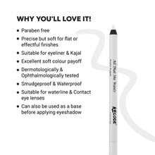 Load image into Gallery viewer, Recode White Kajal Pencil - All That She Wants Eye Pencil 1.20 gms
